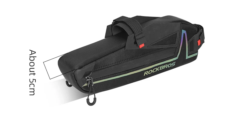 ROCKBROS Bicycle Bags Bike Frame Front Tube Bag Large Capacity Waterproof Triangle Bag Cycling Storage MTB Road Bike Accessories
