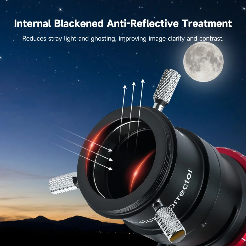Svbony SV199 Telescope ADC Atmospheric Dispersion Corrector 1.25'' for Telescope Professional Photography Part SV199