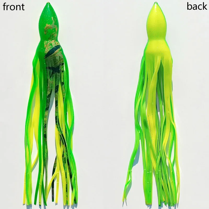 16pcs Replacement Octopus Skirts for Trolling Lures skirt octopus soft fishing lure Rigged skirt Marlin Tuna Pakula game fishing