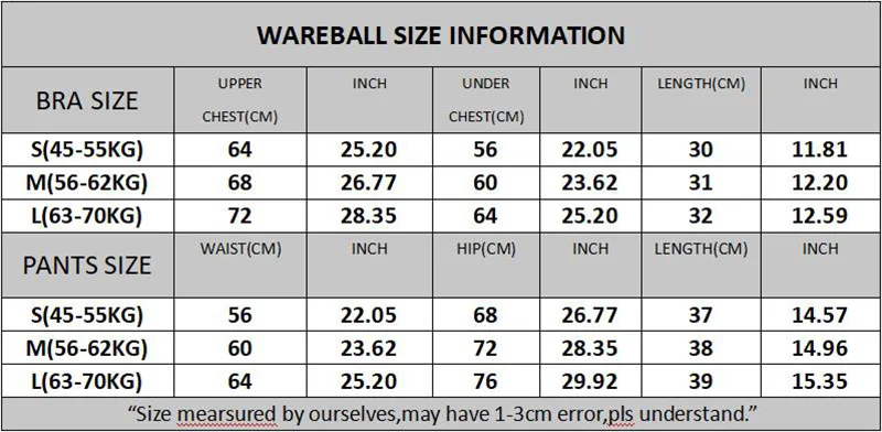 WAREBALL 2PCS Women Yoga Set Gym Set Sexy Bra Seamless Sports Shorts Workout Running Clothing Gym Wear Athletic Sport Suit