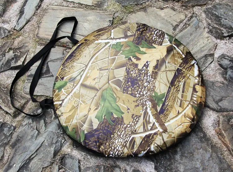 Single Person Portable Privacy Shower Toilet Camping Pop Up Tent Camouflage UV Function Outdoor Dressing Photography Watch Bird