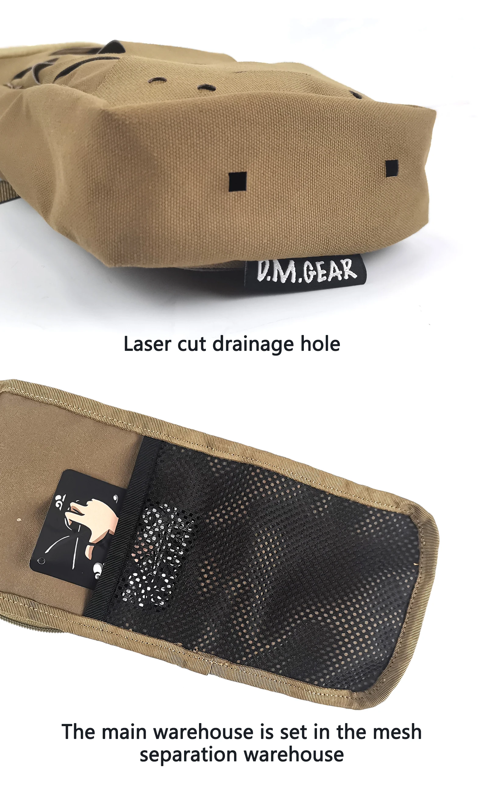 DMGear Tactical Waterproof Water Bag Hunting Talkie Walkie Multifunction Molle Gear Hunt Equipment Wargame Airsoft Paintball