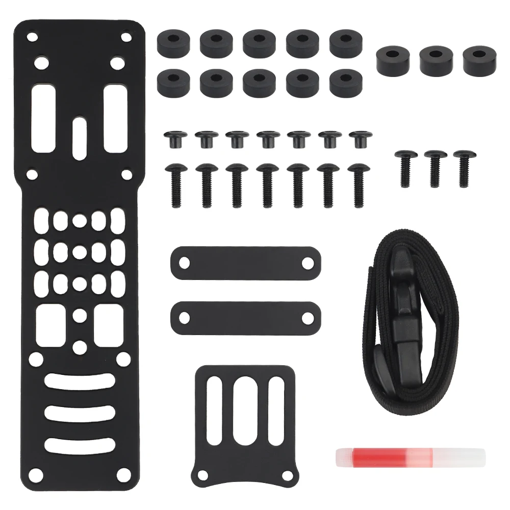 Hunting Holster Drop Leg Band Metal Modular Air Soft Universal Holster Adapter with Tactica QLS Quick Release Platform