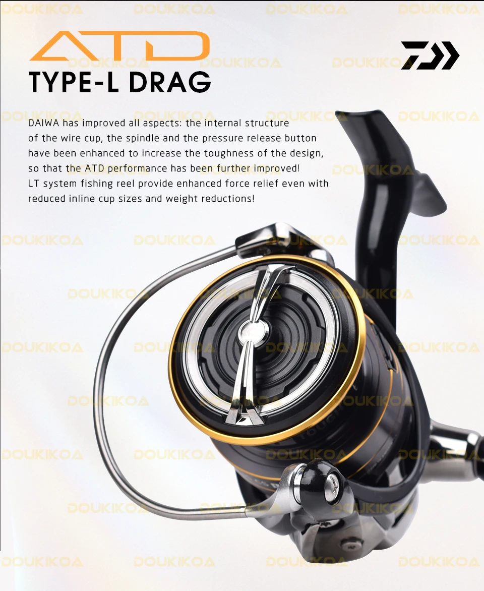 2021 DAIWA LEGALIS CS LT Fishing reel 2000/2500/3000C/4000C Light body 6+1BB LC-ABS Metail Spool 5-12KG Power Ultraleve185g-325g