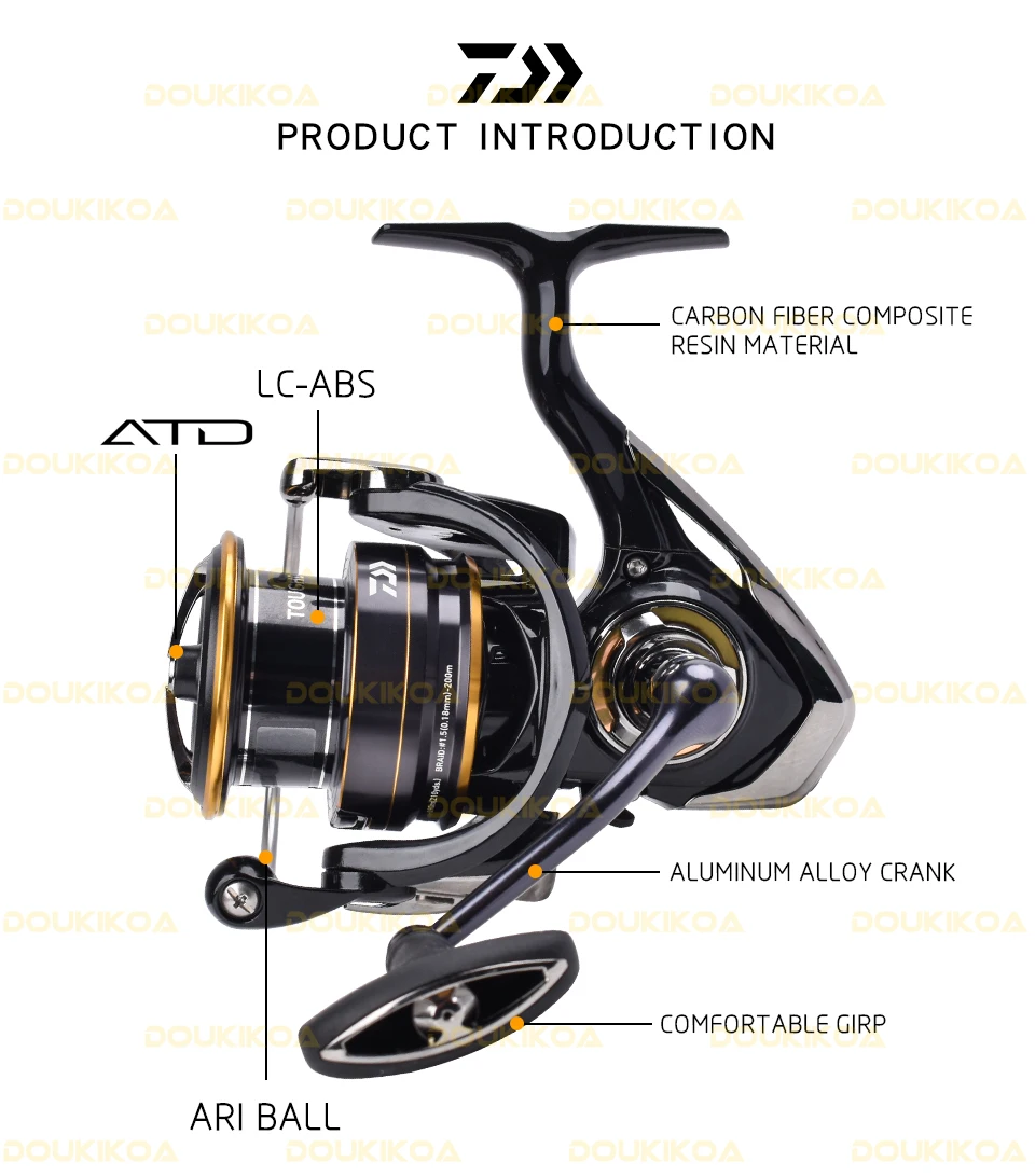 2021 DAIWA LEGALIS CS LT Fishing reel 2000/2500/3000C/4000C Light body 6+1BB LC-ABS Metail Spool 5-12KG Power Ultraleve185g-325g