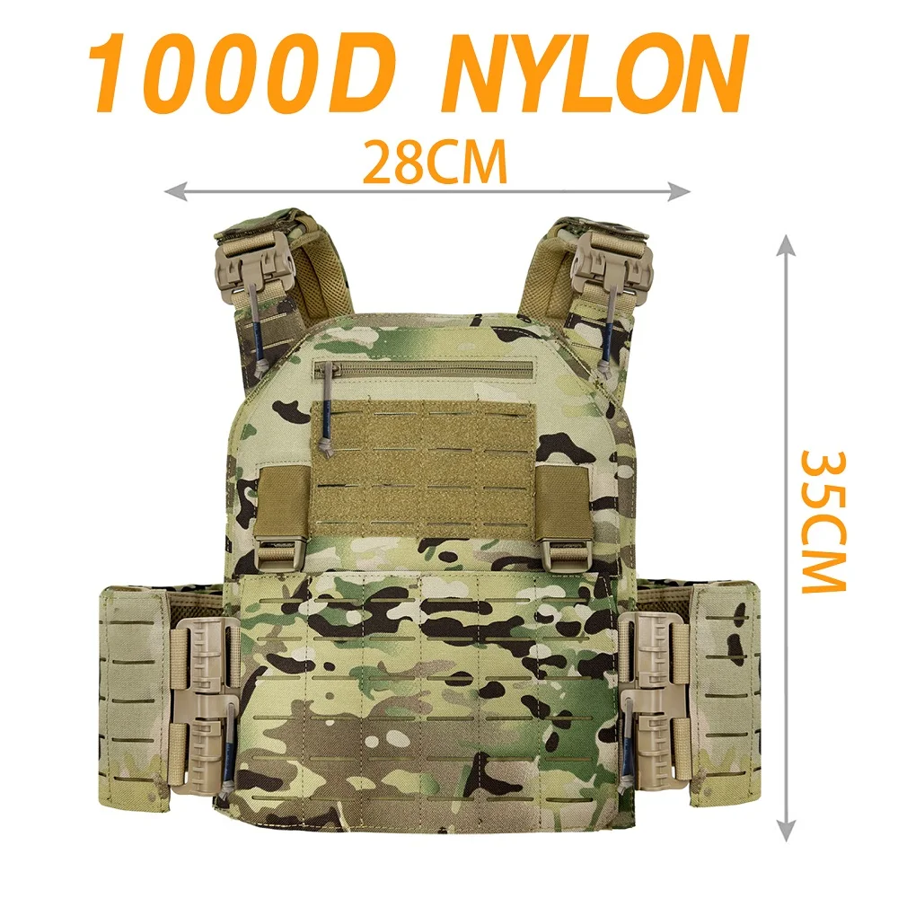 EMERSONGEARS Multifunction 1000D Nylon laser cutting modular quick release LAVC tactical vest with EVA padding A pair