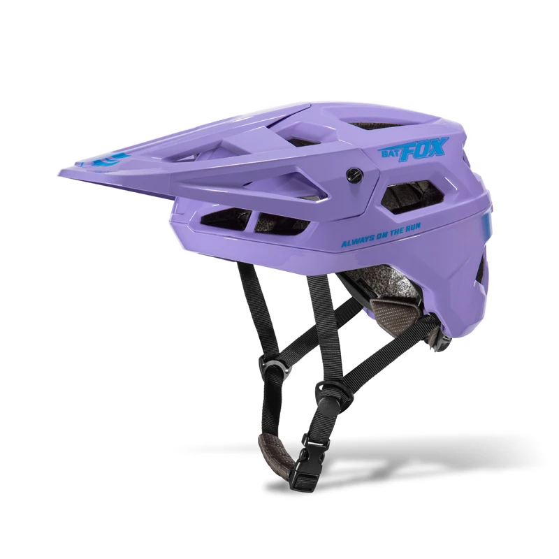 BATFOX New Outdoor DH MTB Bicycle Helmet Integrally-molded Road Mountain Bike Helmet Ultralight Racing Riding Cycling Helmet