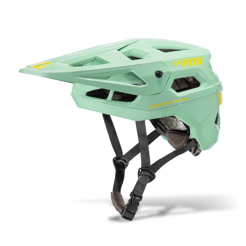BATFOX New Outdoor DH MTB Bicycle Helmet Integrally-molded Road Mountain Bike Helmet Ultralight Racing Riding Cycling Helmet