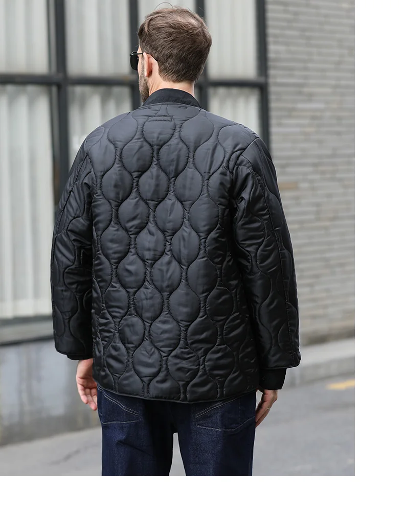 Field Tactical M65 Windbreaker Jacket Inner Lining with Pockets M43 M51 Warm Cotton Coat Liner Outdoor Hiking Climbing Clothes
