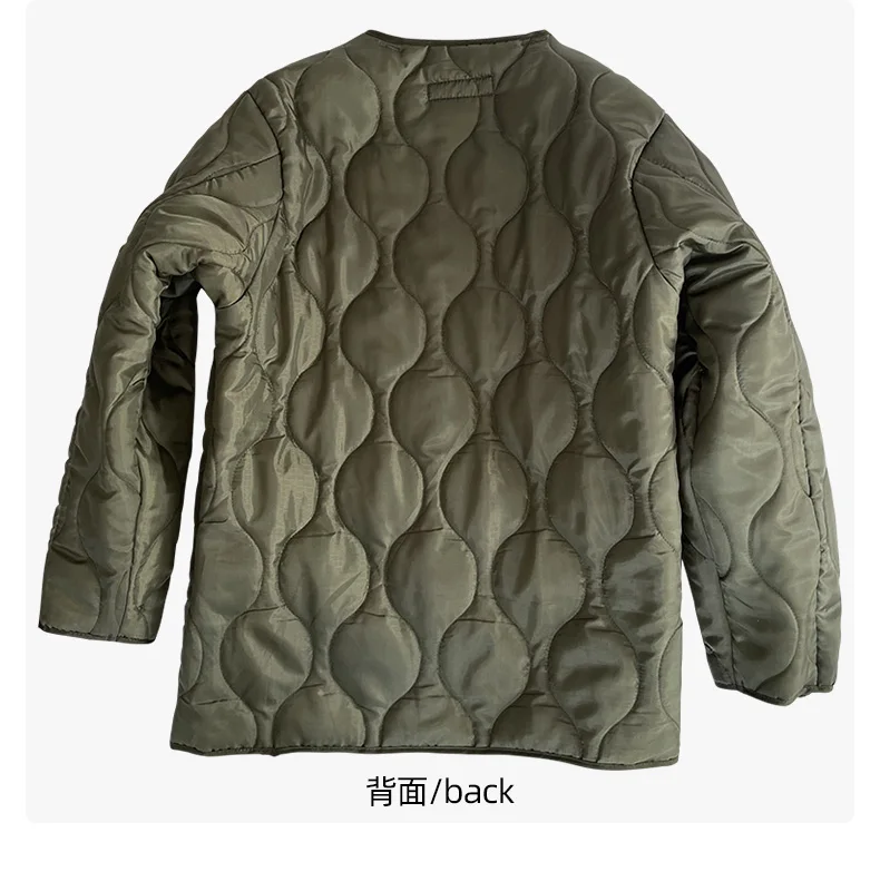 Field Tactical M65 Windbreaker Jacket Inner Lining with Pockets M43 M51 Warm Cotton Coat Liner Outdoor Hiking Climbing Clothes
