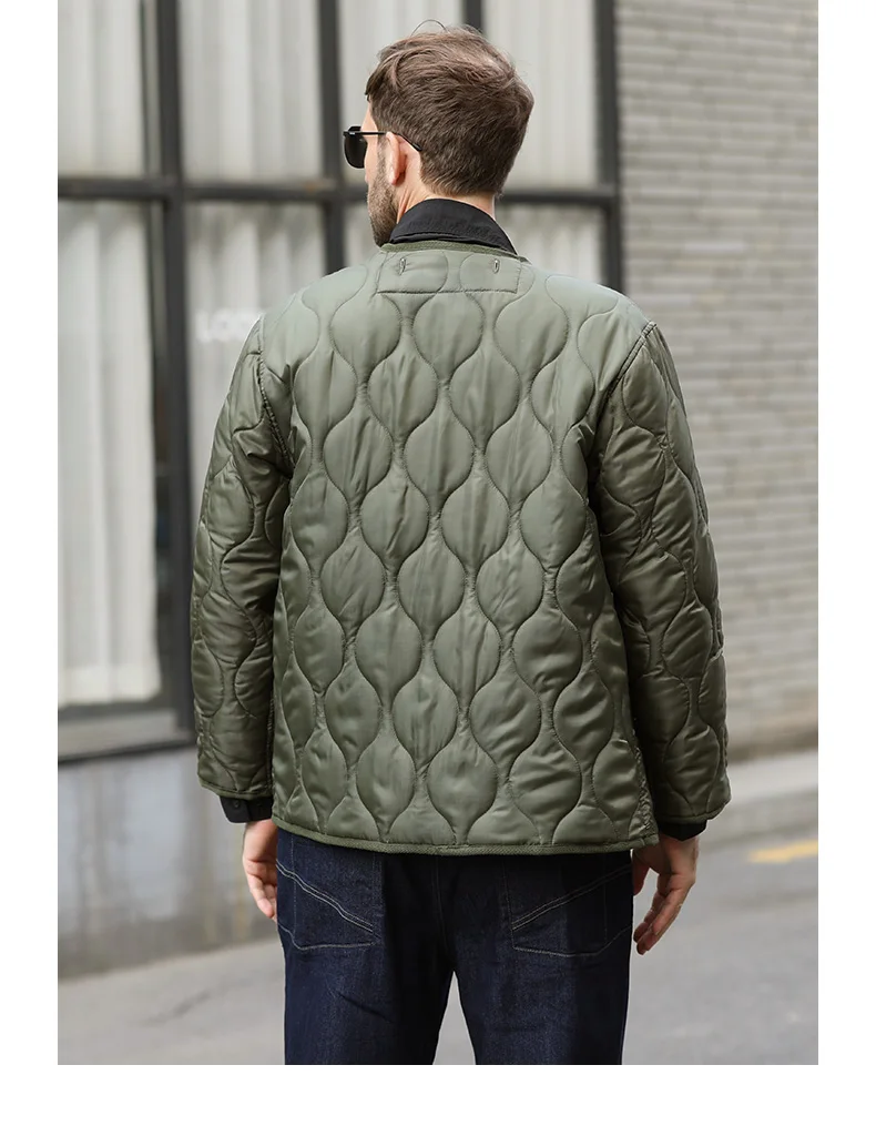 Field Tactical M65 Windbreaker Jacket Inner Lining with Pockets M43 M51 Warm Cotton Coat Liner Outdoor Hiking Climbing Clothes