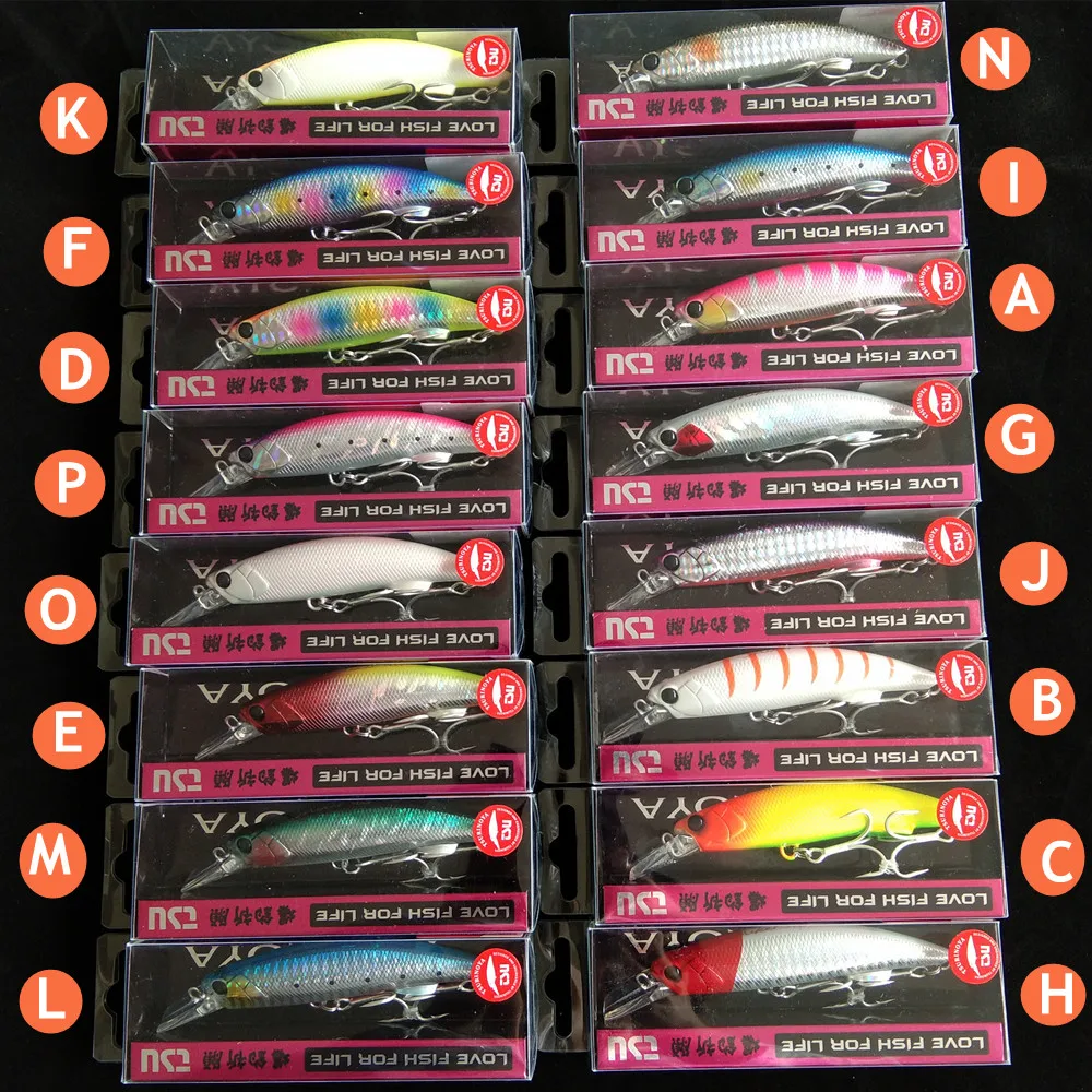Tsurinoya 8pcs 90mm 37g Sinking Minnow Artificial Baits Long Casting Fishing Lures Goods Jerkbait Freshwater Stream Saltwater