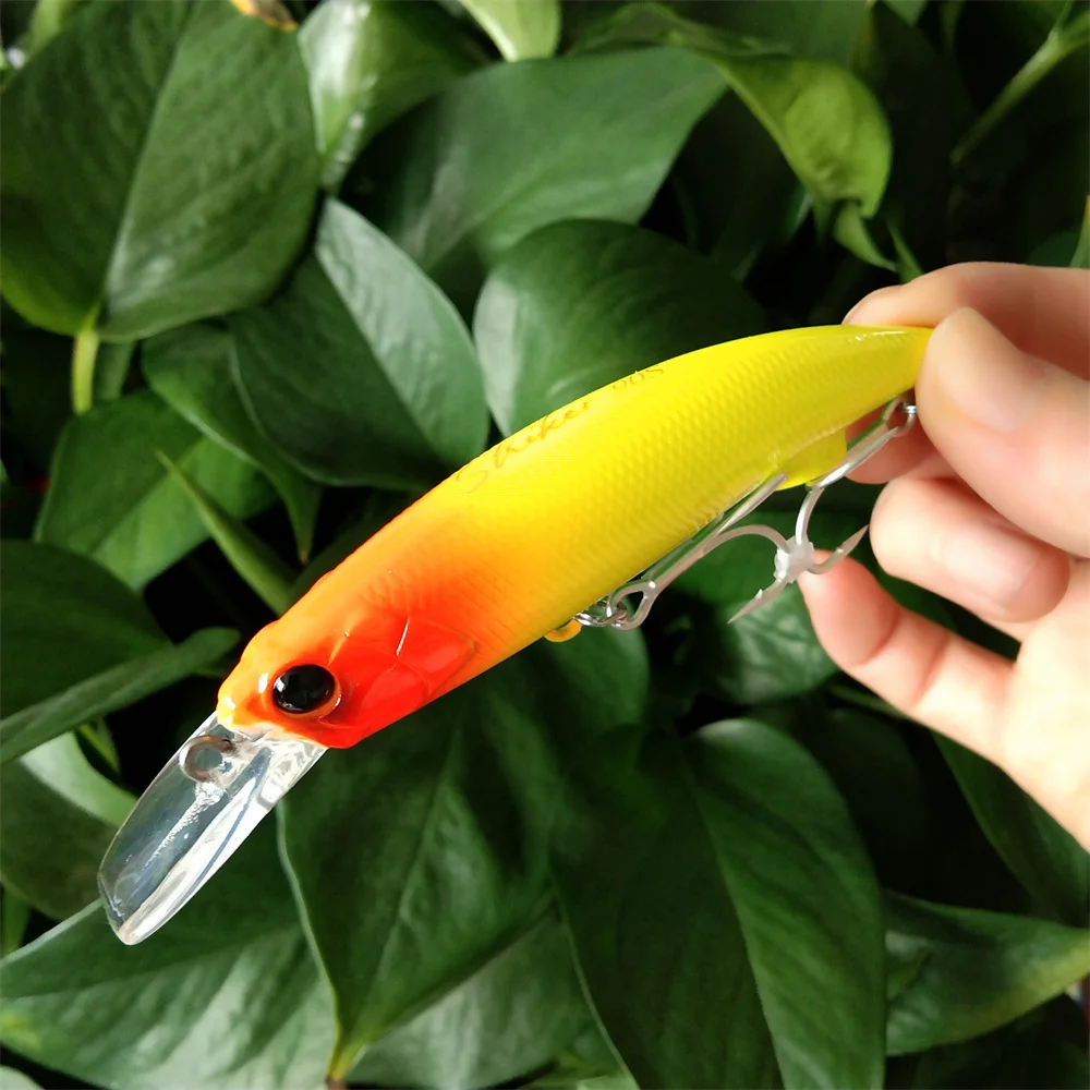 Tsurinoya 8pcs 90mm 37g Sinking Minnow Artificial Baits Long Casting Fishing Lures Goods Jerkbait Freshwater Stream Saltwater
