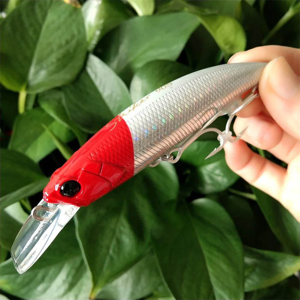 Tsurinoya 8pcs 90mm 37g Sinking Minnow Artificial Baits Long Casting Fishing Lures Goods Jerkbait Freshwater Stream Saltwater
