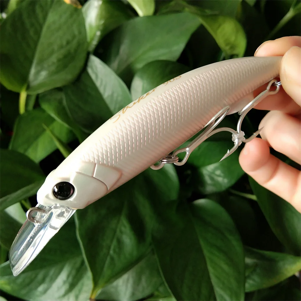 Tsurinoya 8pcs 90mm 37g Sinking Minnow Artificial Baits Long Casting Fishing Lures Goods Jerkbait Freshwater Stream Saltwater