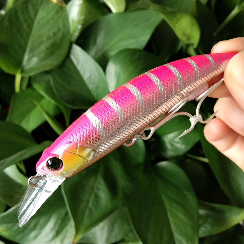 Tsurinoya 8pcs 90mm 37g Sinking Minnow Artificial Baits Long Casting Fishing Lures Goods Jerkbait Freshwater Stream Saltwater