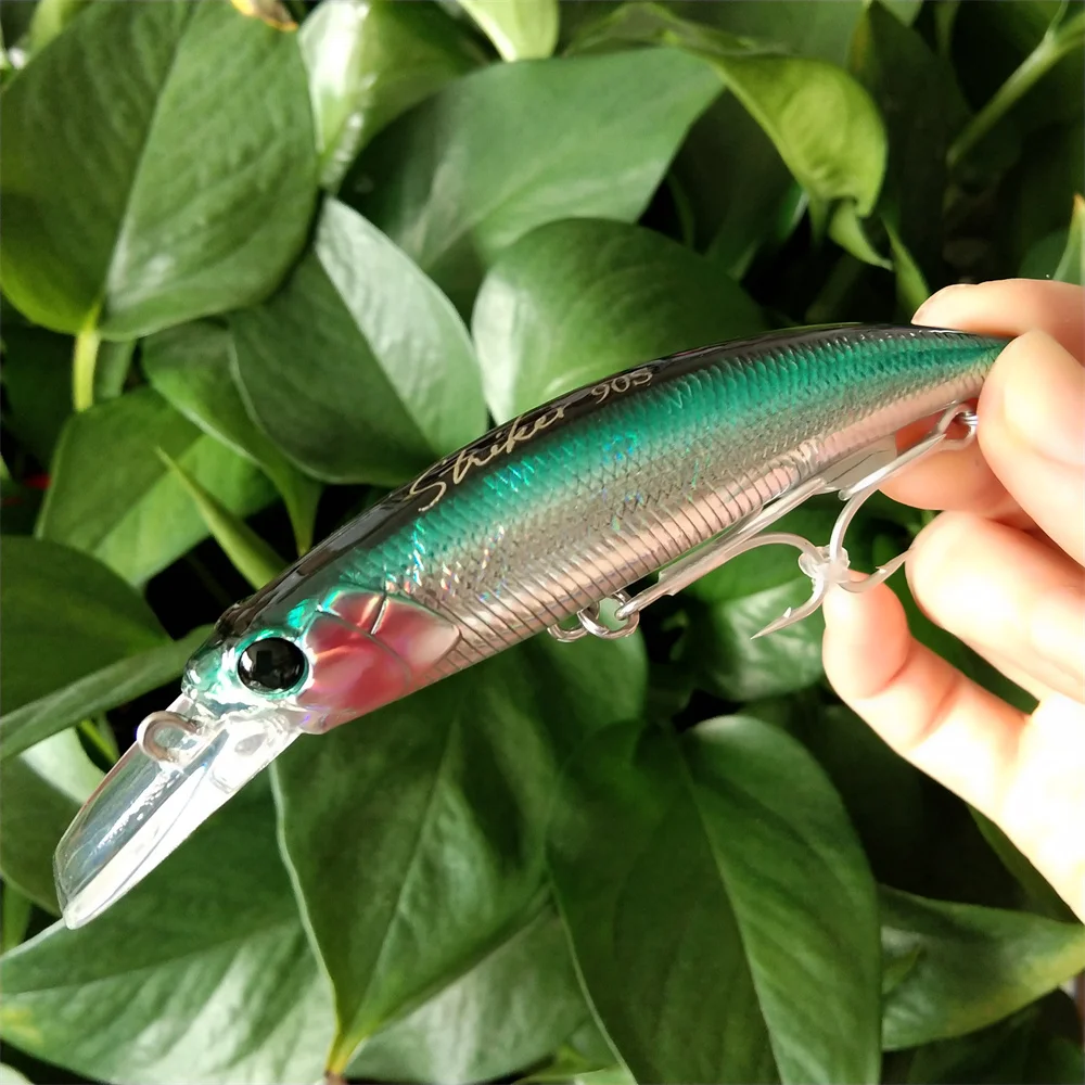 Tsurinoya 8pcs 90mm 37g Sinking Minnow Artificial Baits Long Casting Fishing Lures Goods Jerkbait Freshwater Stream Saltwater