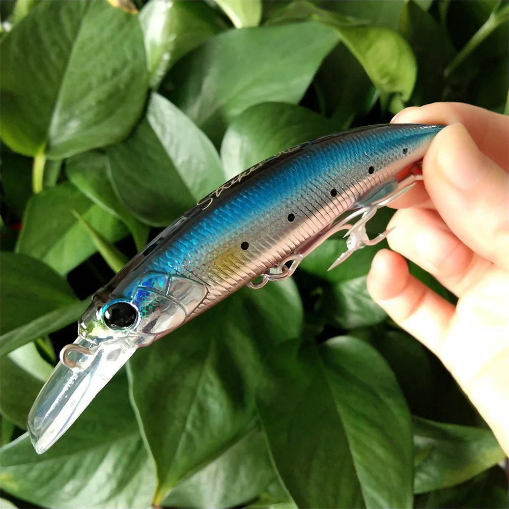 Tsurinoya 8pcs 90mm 37g Sinking Minnow Artificial Baits Long Casting Fishing Lures Goods Jerkbait Freshwater Stream Saltwater