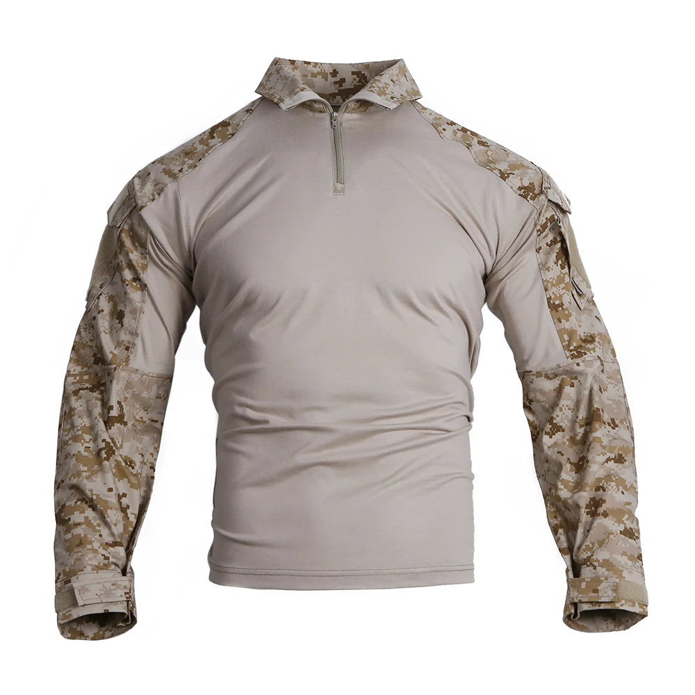 Emersongear Tactical E3 Combat Uniform Sets 2017 Shirt Pants Tops Duty Cargo Trouser Mens Camouflage Suits Sports Hiking AOR1