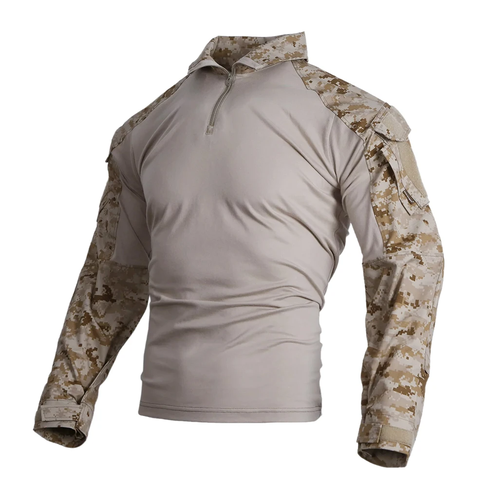 Emersongear Tactical E3 Combat Uniform Sets 2017 Shirt Pants Tops Duty Cargo Trouser Mens Camouflage Suits Sports Hiking AOR1
