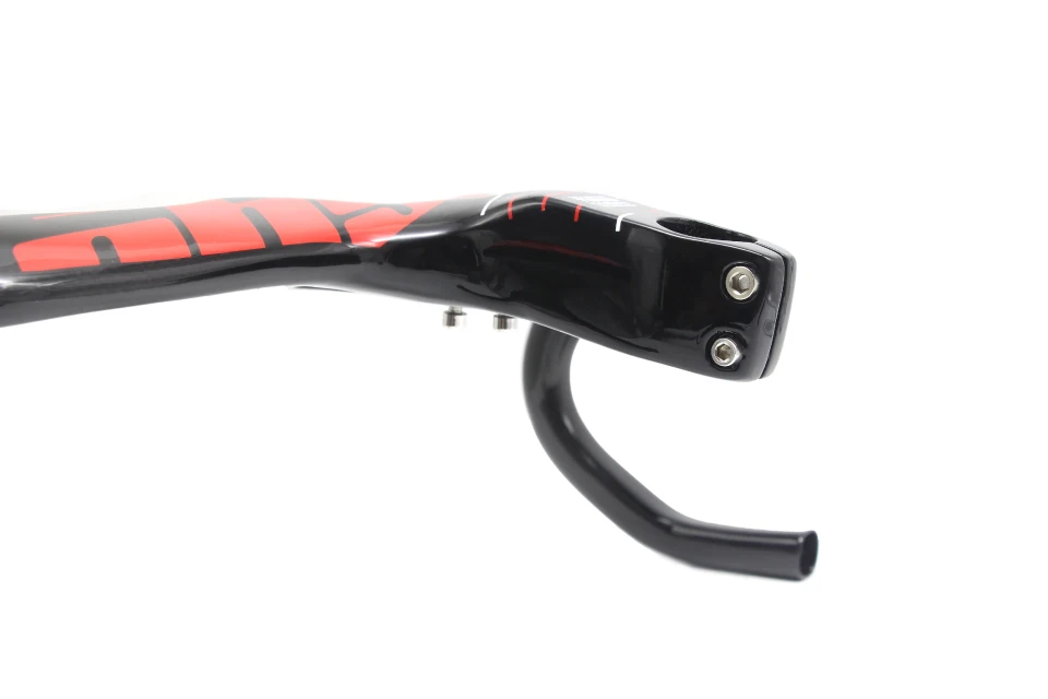 ULLICYC-Integrated Carbon Road Bicycle Handlebar, T800, 28.6mm, Gloss/Matte, Internal Routing, Superlight Bike Accessories