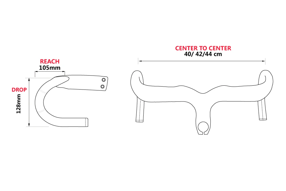 ULLICYC-Integrated Carbon Road Bicycle Handlebar, T800, 28.6mm, Gloss/Matte, Internal Routing, Superlight Bike Accessories