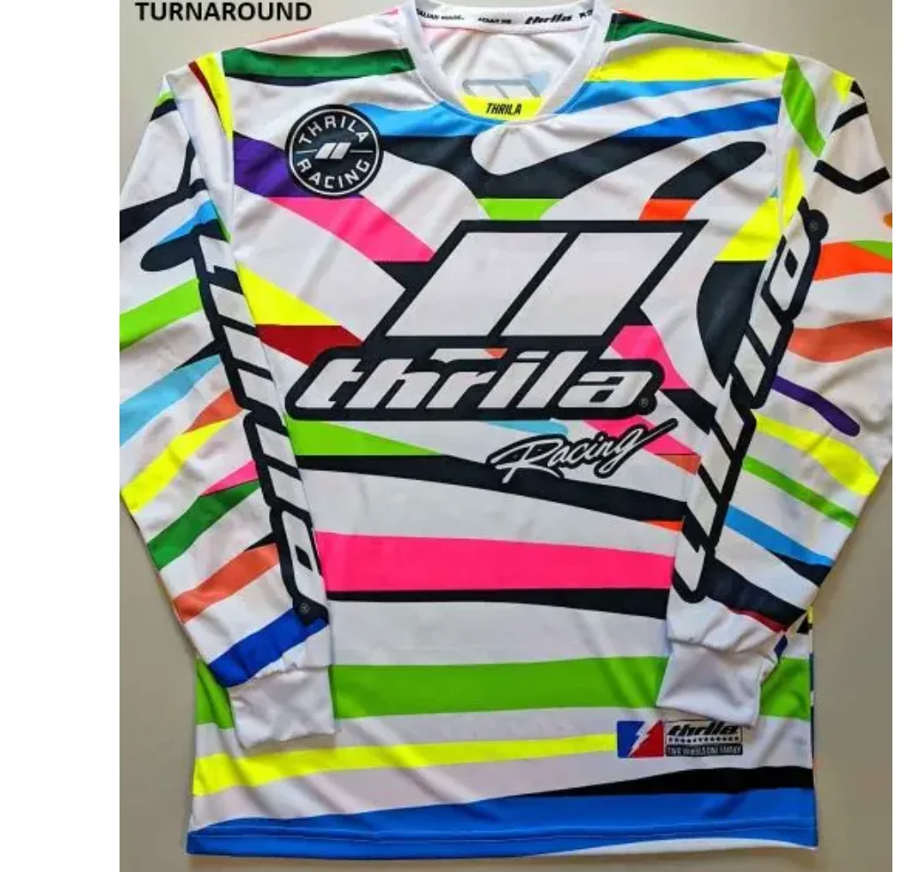 2024 Motocross Jersey Moto Enduro MX BMX MTB Downhill Jersey Off Road Bike Speed Long Motorcycle Maillot Motocross