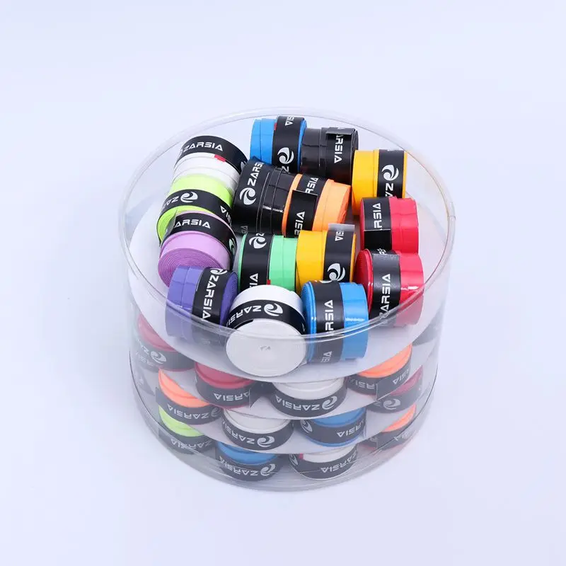 60pcs ZARSIA Sticky Anti-skid Tennis Racket Grip Sweat Badminton Grips Tennis Racket Overgrips