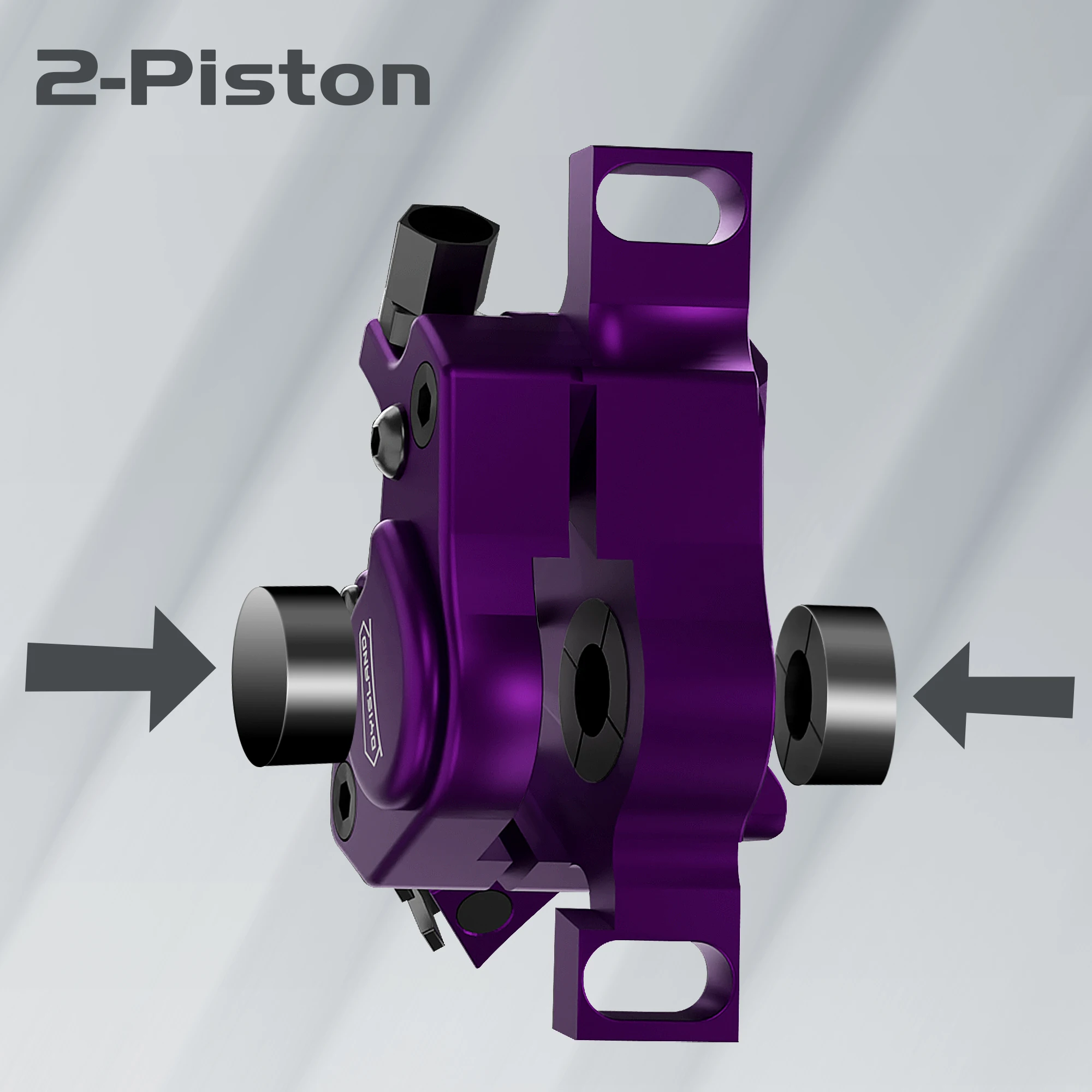 DYISLAND Electric Bike Line Pulling Oil Pressure Calipers Mountain Bike Line Pulling Hydraulic Disc Brake Calipers
