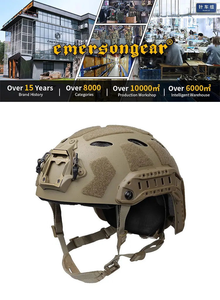 Emersongear Fast SF Ultra High Cut Tactical Helmet For Training Head Protective ABS Guard Airsoft Hunting Cycling Headwear