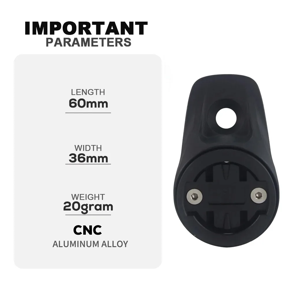 Syncros 0° Top Cap Integration Computer Mount for Garmin/Wahoo/Bryton Fraser Ic Sl WC/DC/XC Handlebars Cockpit Xc Stem