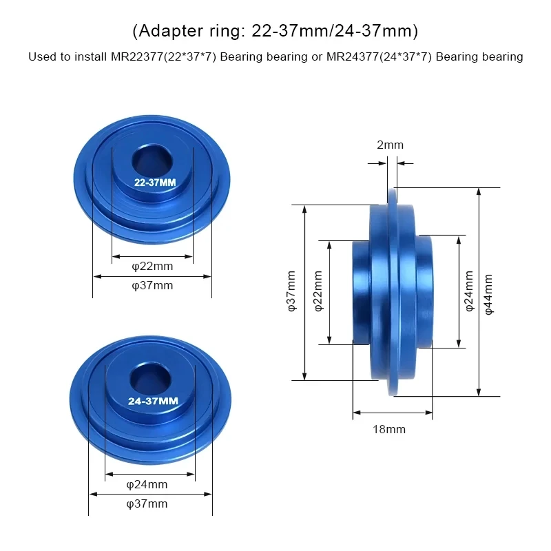 Bicycle Bottom Bracket Bearing Remove Install Tool For MTB Road Bike BB Press Fit 24mm 30mm BB86 BB30 BB92 PF30 Repair Kit