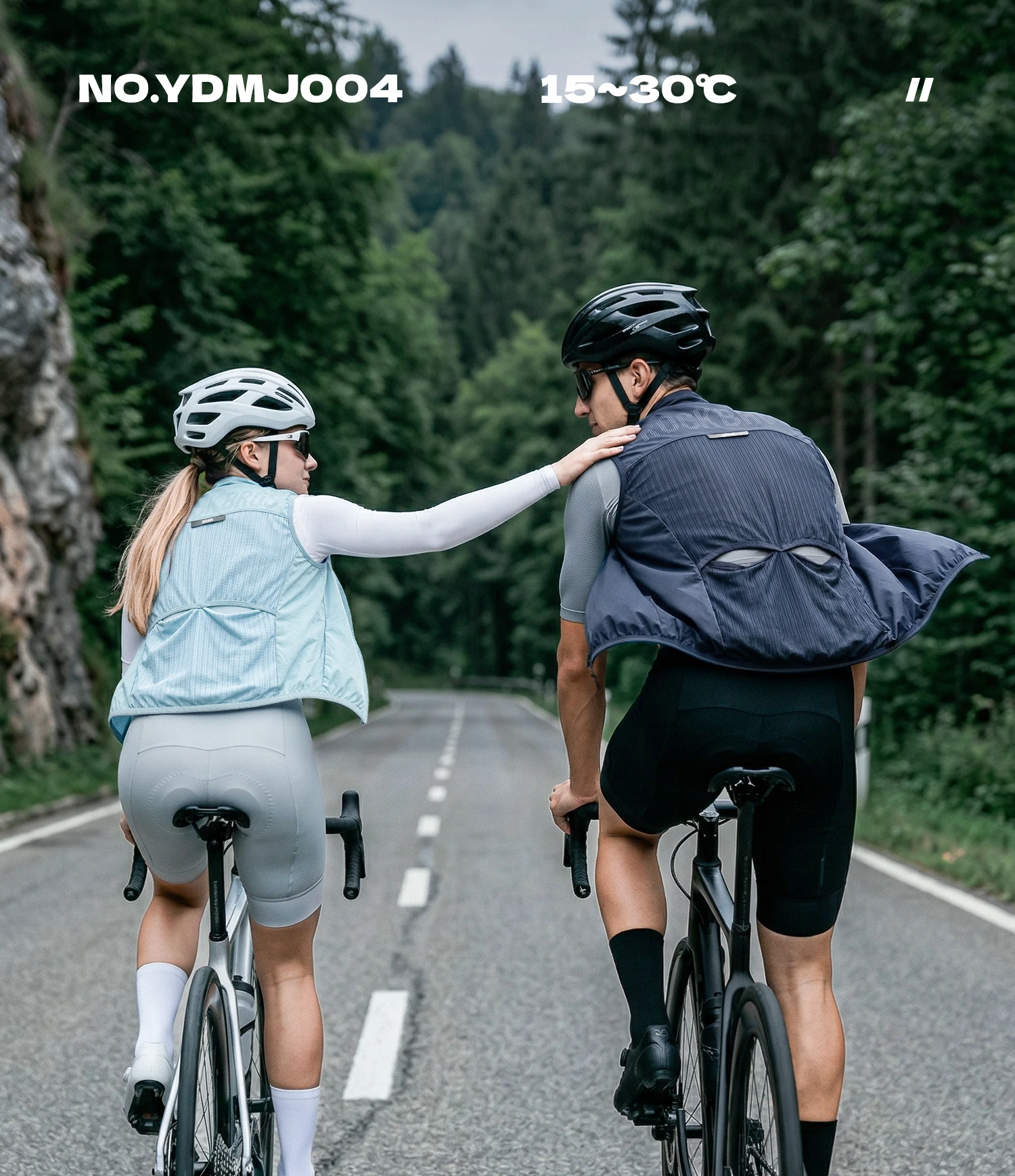 ROCKBROS Windproof Cycling Vest Lightweight Breathable Bicycle Gilet for Men Women Packable Windbreaker Spring Summer Riding