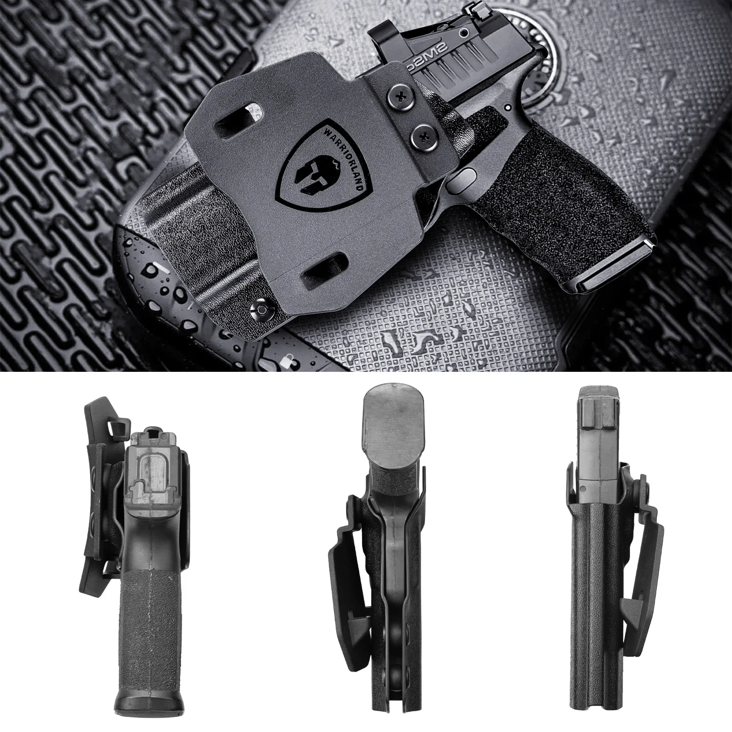 Hellcat Pro Holster OWB Kydex Holster Fit Springfield Armory Hellcat Pro & Hellcat Pro OSP Pistol Outside Waistband Right Hand