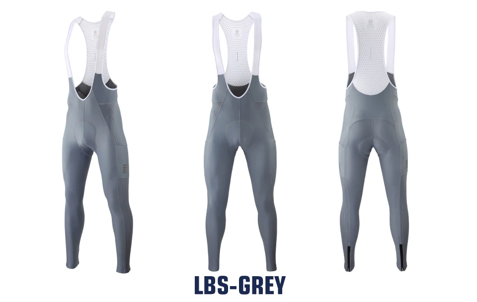 KEMALOCE Men Cycling Pants Summer&Autumn Quick Dry Blue/Black/Grey Gel Pad MTB Bike Bib Pants High End Breathable Long Tights