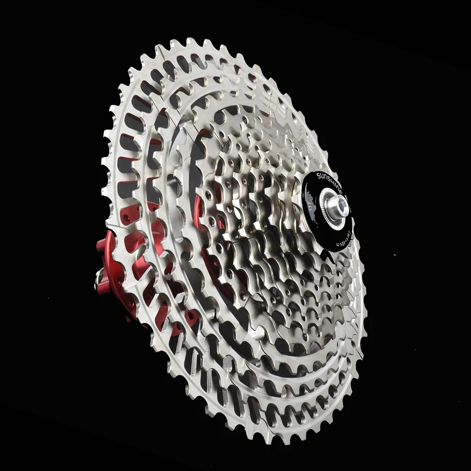 GOLDIX Ultralight MTB Cassette CNC 10/11/12Speed 46-52T HG Freewheel for SHIMANO DEORE SLX XT SRAM Transmission