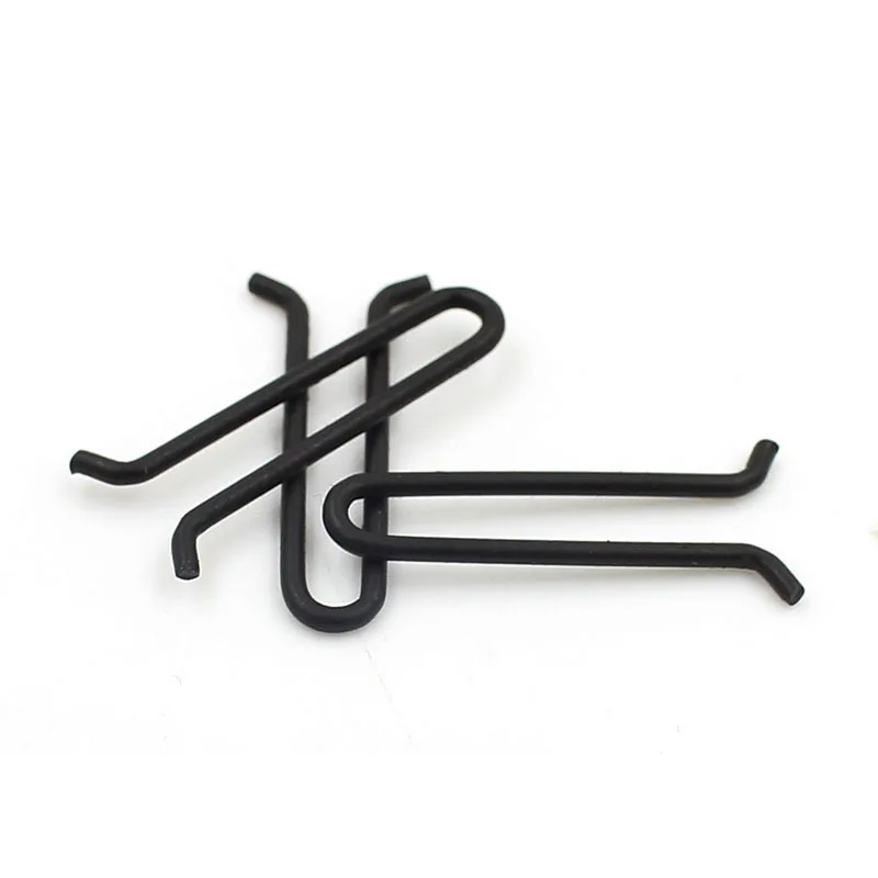 1000pcs Carp Fishing Tackle Terminal Matt Black Lead Weight Mould Eye Loops Clips Bent Head U-shape Clip Fishing Goods Pesca