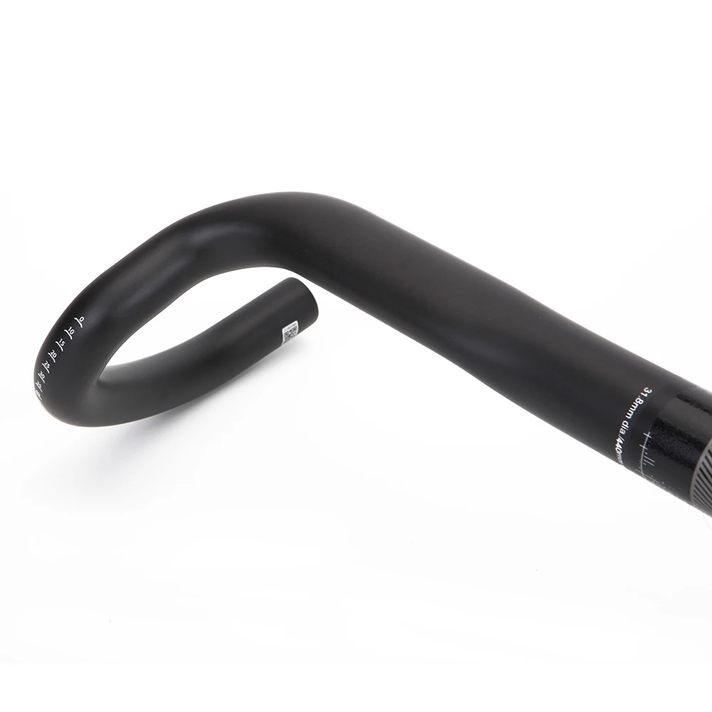 New Carbon Gravel Handlebar Big Flare Bar Cycle Cross Road Bike Handlebars 380/400/420/440mm Carbon Fiber Bicycle Handle