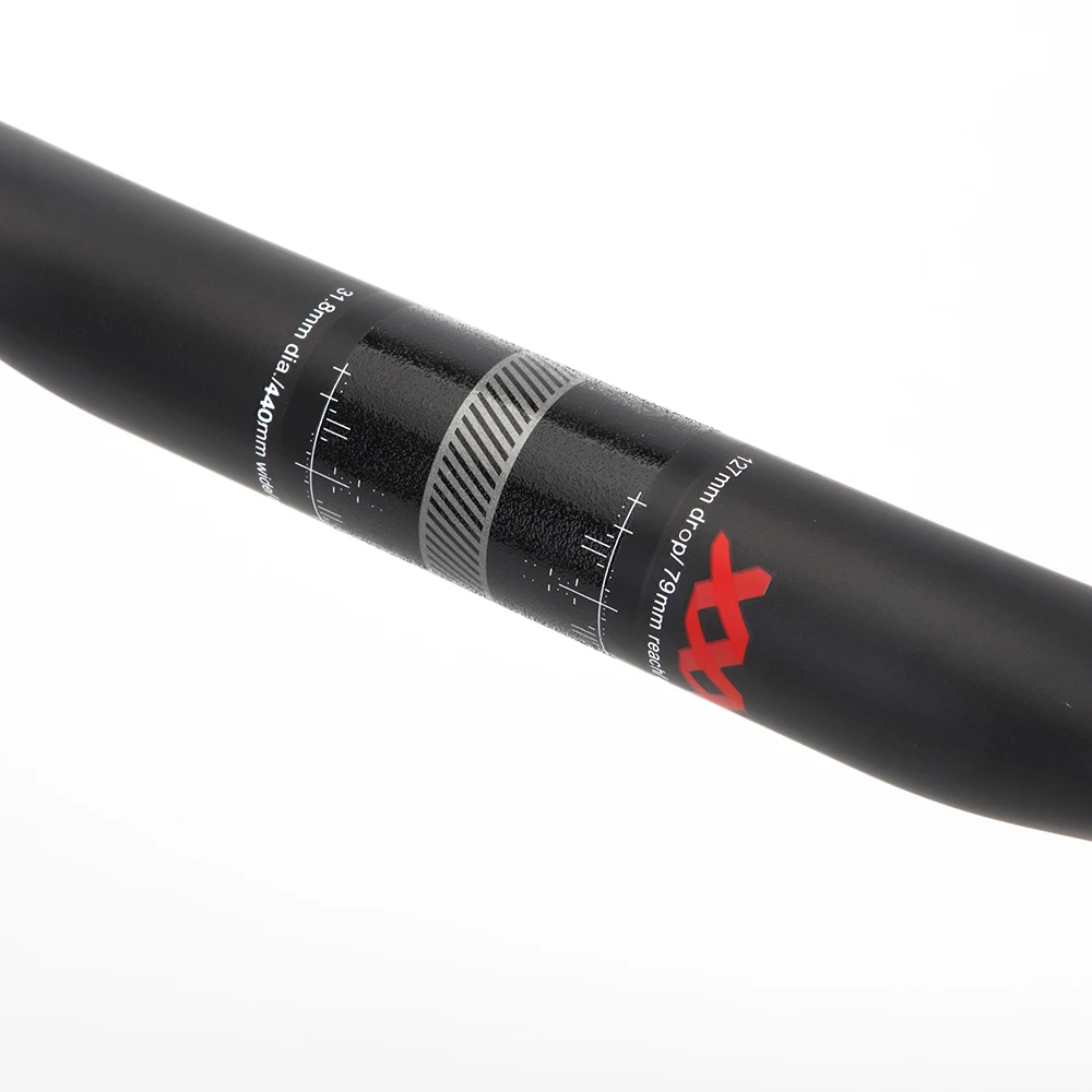 New Carbon Gravel Handlebar Big Flare Bar Cycle Cross Road Bike Handlebars 380/400/420/440mm Carbon Fiber Bicycle Handle