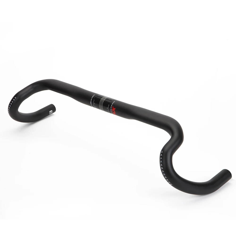 New Carbon Gravel Handlebar Big Flare Bar Cycle Cross Road Bike Handlebars 380/400/420/440mm Carbon Fiber Bicycle Handle