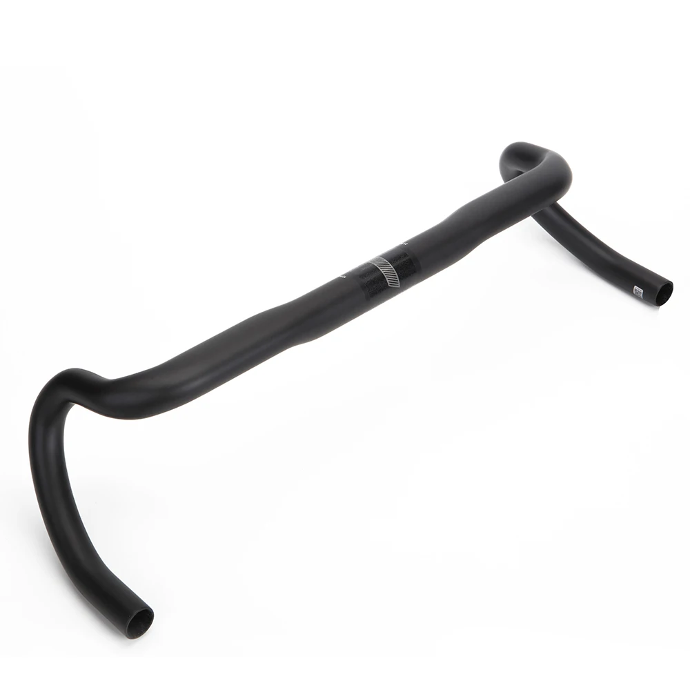 New Carbon Gravel Handlebar Big Flare Bar Cycle Cross Road Bike Handlebars 380/400/420/440mm Carbon Fiber Bicycle Handle