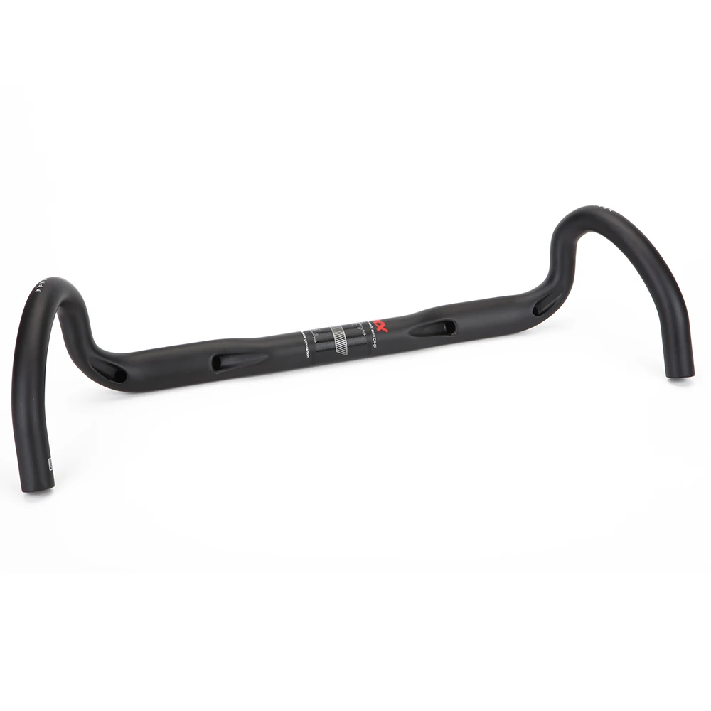New Carbon Gravel Handlebar Big Flare Bar Cycle Cross Road Bike Handlebars 380/400/420/440mm Carbon Fiber Bicycle Handle