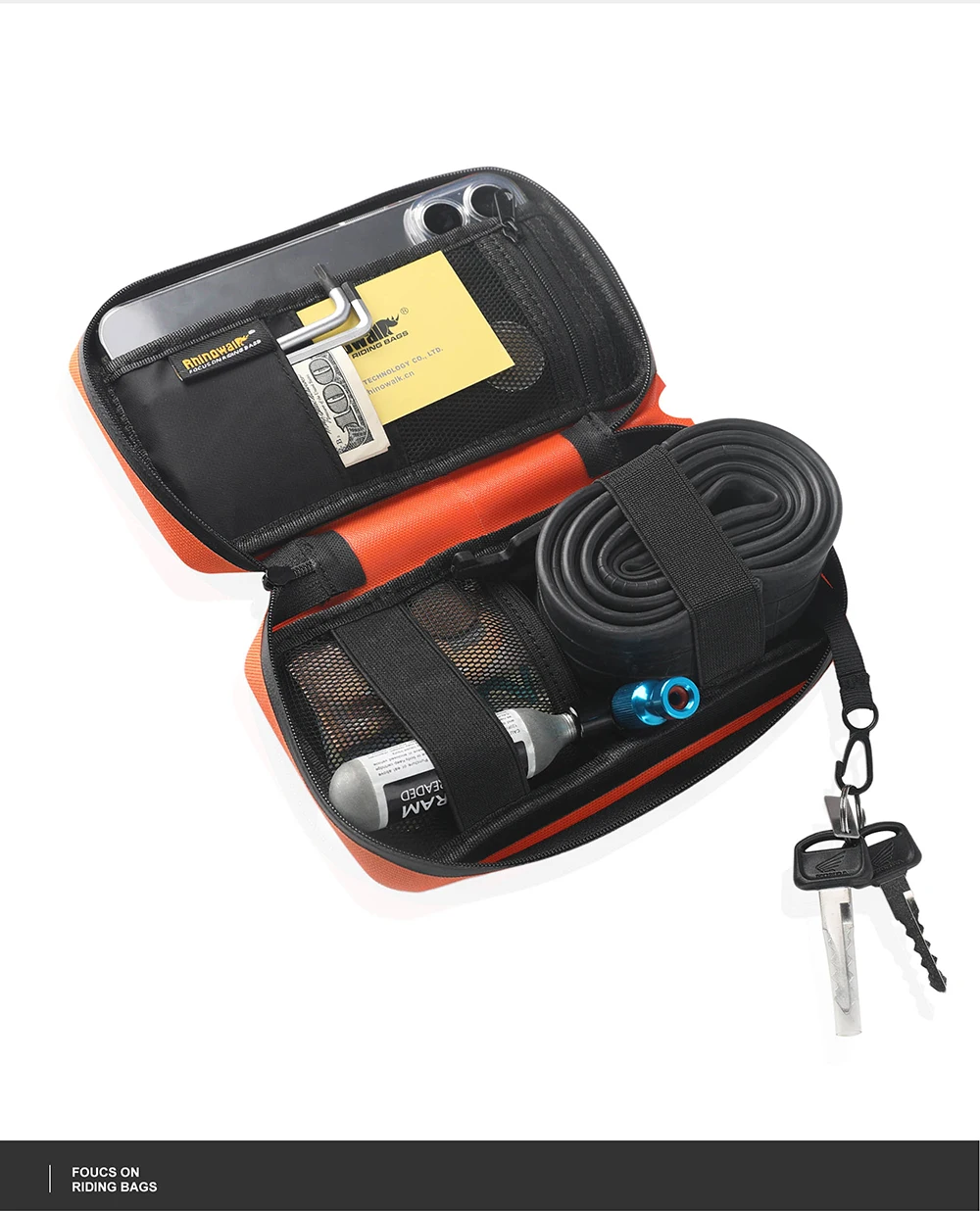 Rhinowalk Riding Pouch Waterproof Lightweight Cycling Handbag Clothing Pack Quick Release Riding Portable Tool Bag Case