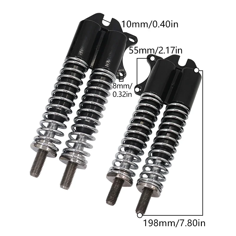 10-Inch Hydraulic Shock Absorber Front Rear Wheel Dual Drive for Electric Scooter