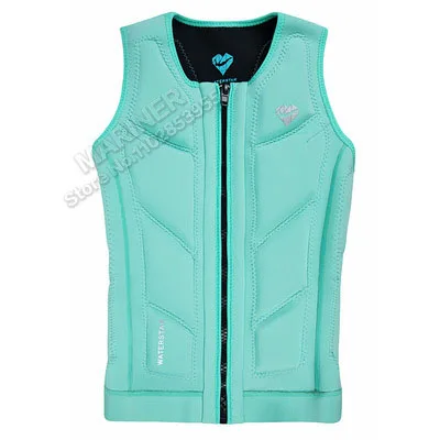 Premium Elastic Neoprene Impact Vest wake surfing Comp Vest men women but Great for All Other Watersports Activities life jacket