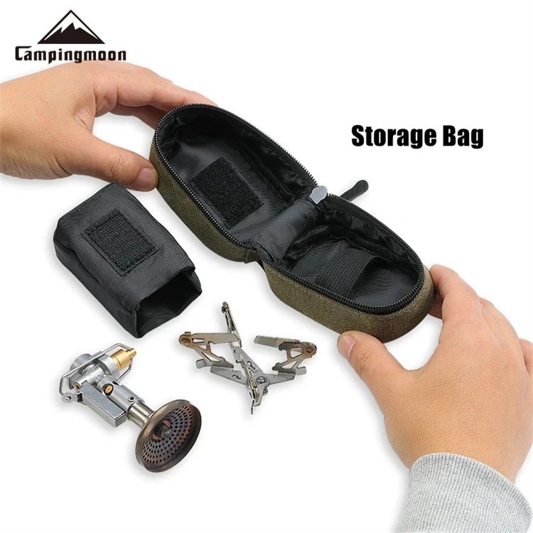 CAMPINGMOON XD-2F Outdoor Portable Voltage Stabilized Integrated Gas Stove High Power Windproof Hiking Field Stove Cooker