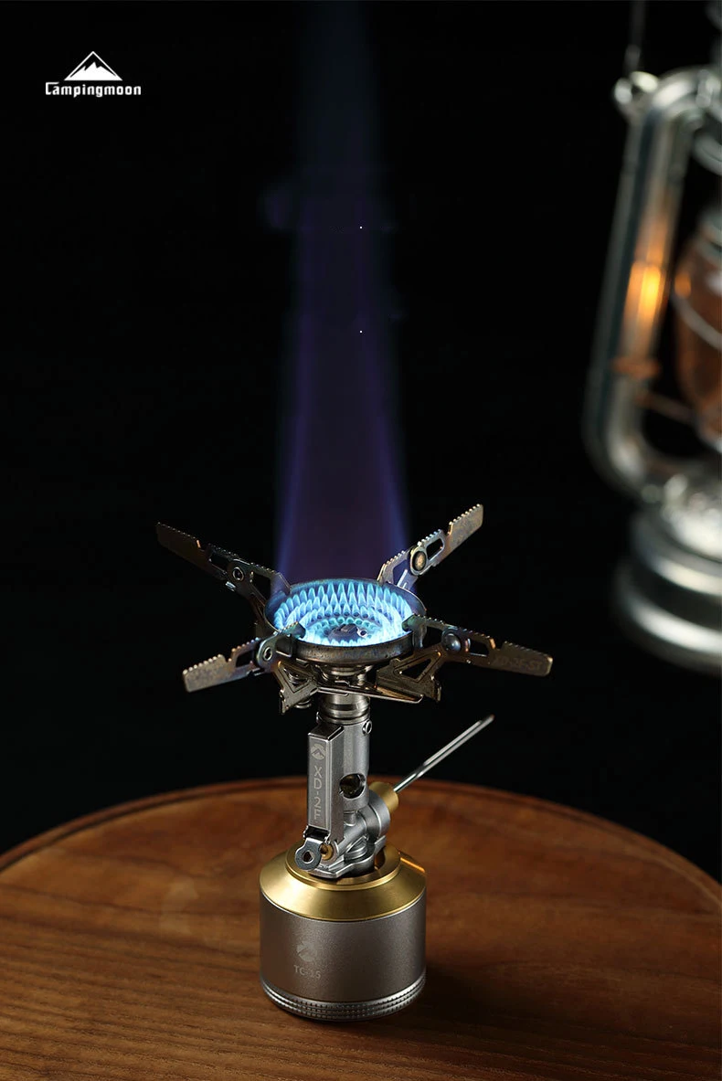 CAMPINGMOON XD-2F Outdoor Portable Voltage Stabilized Integrated Gas Stove High Power Windproof Hiking Field Stove Cooker