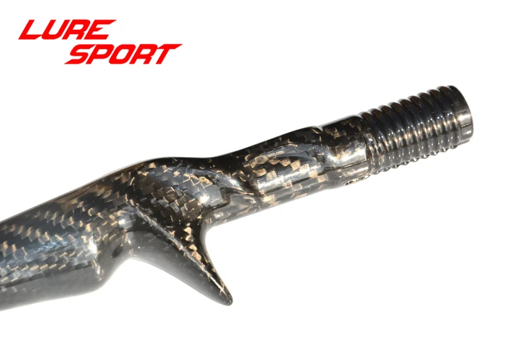 LureSport 3K Woven Carbon Unibody 35cm Cast Reel Seat Grip Handle Triangular Butt FUJI KDPS16 Rod Building Component Repair DIY