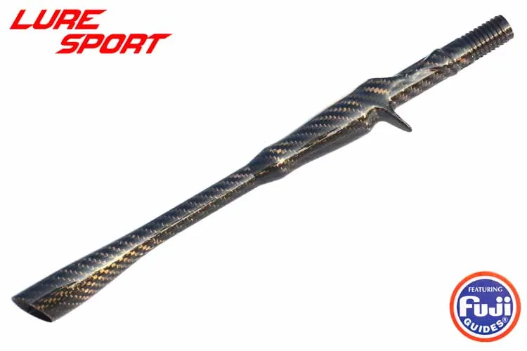 LureSport 3K Woven Carbon Unibody 35cm Cast Reel Seat Grip Handle Triangular Butt FUJI KDPS16 Rod Building Component Repair DIY