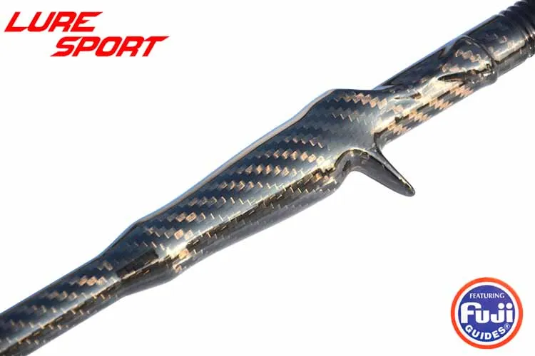 LureSport 3K Woven Carbon Unibody 35cm Cast Reel Seat Grip Handle Triangular Butt FUJI KDPS16 Rod Building Component Repair DIY